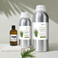 Minyak Esensial Cypress Murni 100% Tanpa Pemurnian, Distilasi Uap, Langsung dari Pabrik, untuk Memperkuat Akar Rambut, Menyeimbangkan Kulit Kepala, Sampo dalam Kemasan Drum