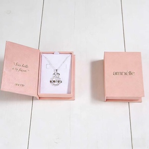 Book Shape Magnetic Flip Closure Jewelry <b>Box</b> Custom Logo Valentine'S Day Paper <b>Box</b> Container Case Gift <b>Box</b> Ring Necklace - Product Image 5