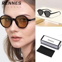 [Pack] Lunettes de soleil unisexes rétro à monture ronde intégrale, tendance et de haute qualité, protection UV400, pour adultes, protection UV %