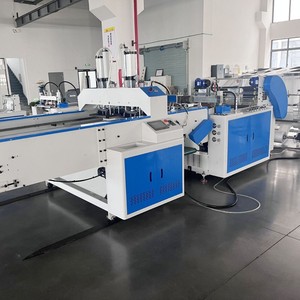 เครื่องผลิตถุงจากผู้ผลิตโดยตรง รุ่น RHT-500X2 เครื่องผลิตถุงผ้าแบบไม่ทอ รูปทรงเสื้อยืด ความเร็วสูง ระบบการผลิตสี่ชั้น - Product Image 1