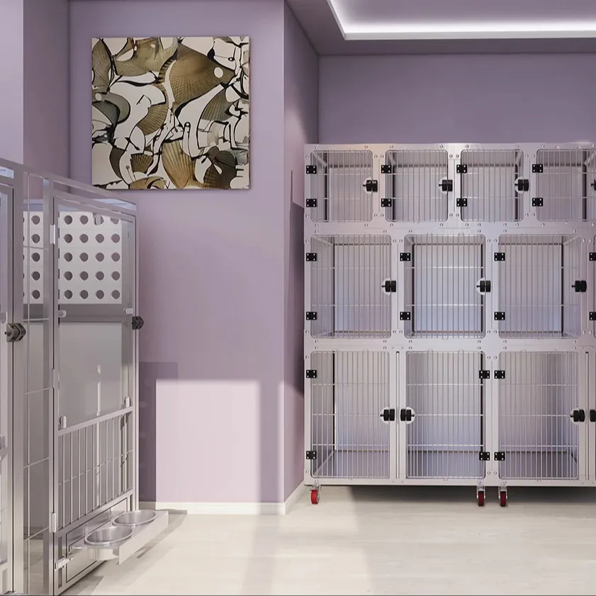AEOLUS custom retractable built dog kennels Factory direct supply support factory inspection dog runs kennel