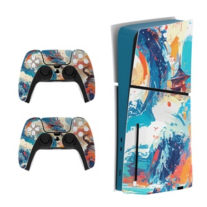 Kit d'autocollants pour PS5 Slim Disc Edition - Housse personnalisée pour console et manette - Product Image 5