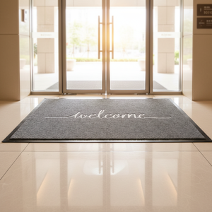 Paillasson rayé brodé, <span class=keywords><strong>tapis</strong></span> à double nervures rayées, paillasson d'entrée en PVC, <span class=keywords><strong>tapis</strong></span> de porte en polyester - Product Image 5