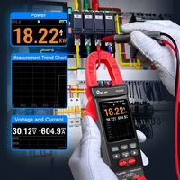 TOOLTOP TH105S Cámara Termográfica Eléctrica 256*192, Pinza Amperimétrica AC/DC de 600A, 10000 Lecturas, Registro de Tendencias, Herramientas de Diagnóstico de Circuitos