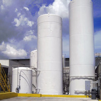 Grand réservoir de stockage cryogénique d'oxygène liquide, d'azote, d'argon et de CO2, réservoir Dewar, cuve sous pression, certifié ISO9001 ASME, économie d'énergie