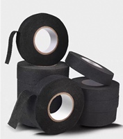 Ruban adhésif en caoutchouc thermorésistant de 19 mm pour faisceau de câblage automobile en polyester, activé par l'eau, pour compartiment moteur