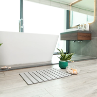FIGOO - Tapis de bain en terre de diatomée pliables, absorbants et antidérapants pour salles de bain (vente en gros)
