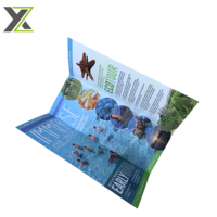 Brochures de guide imprimées de conception personnalisée OEM dépliants dépliant plié