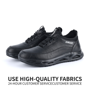 أحذية الشيف من دينغو مضادة للانزلاق، مقاومة للماء، مقاومة للزيوت، سوداء اللون، مقاومة للتآكل، أحذية عمل آمنة قابلة للتنفس ومضادة للانزلاق - Product Image 2