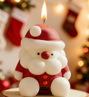 Bougie parfumée de Noël en cire de soja, bougie d'aromathérapie pour les fêtes avec mèche, emballage de luxe pour coffret cadeau d'entreprise, vente en gros