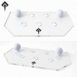 Base de Exhibición Transparente de Acrílico para Mini Pelotas con Soporte para Logotipo Personalizado, para Pelotas de Golf y Béisbol, Ecológica, para Coleccionables - Product Image 5