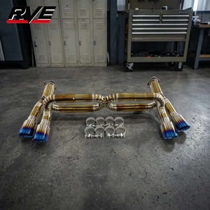 RVE Hochleistungs-Titan-Auspuffanlage für Porsche 911 991.1 Carrera <span class=keywords><strong>Tager</strong></span> 4 2012-2015 3.4l Mit Schalldämpferklappen und Rohren - Product Image 1