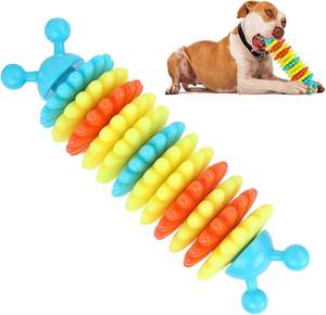 2024 <span class=keywords><strong>Yiwu</strong></span> nuovi arrivi attrezzatura colorata con denti girevoli morsi di salute cani giocattoli anello Perro Juguete prodotti per animali domestici - Product Image 1