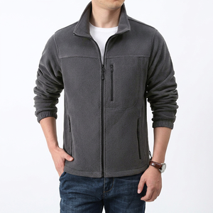 High Quality Men's Winter Polar <b>Fleece</b> Jacket Stand Collar Reversible Design Eco-Friendly Durable Lightweight Breathable - Product Image 1