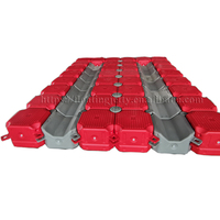 Système d'assemblage de plateforme flottante modulaire en HDPE pour jet ski, bateau et embarcation nautique