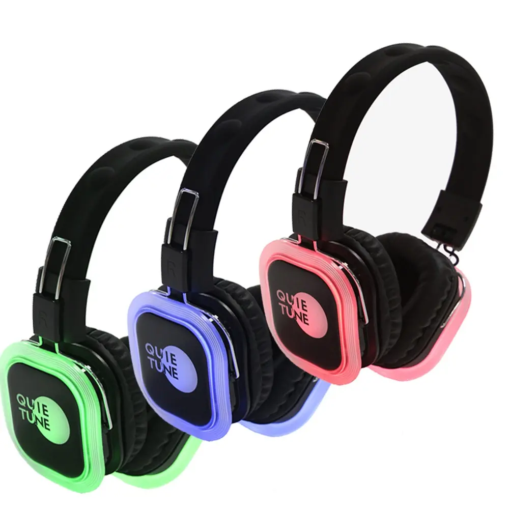 F39 silent headphones foldable earphone 3 or more channels transmitter quiet Clubbing Party headset wireless fitness headphone