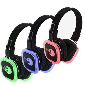 Audífonos Silenciosos Plegables F39 con Transmisor de 3 o Más Canales para Fiestas Silenciosas (Quiet Clubbing) y Fitness Inalámbrico - Product Image 1