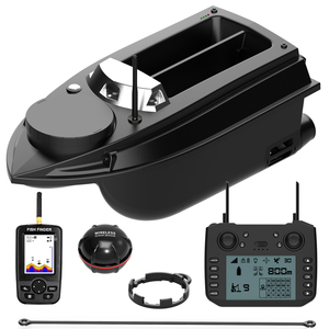 Flytec V030 Grande Taille Sonar de Pêche 9 Zones 180 Points Détecteur de Poissons 12V Haute Vitesse Bateau à Appât Télécommandé GPS pour la Pêche au Trappeur - Product Image 1