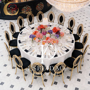 Gold Frame Stainless Steel <b>Velvet</b> Modern Luxury Commercial <b>Dining</b> <b>Chairs</b> for Weddings Events Restaurants & Hotels - Product Image 3