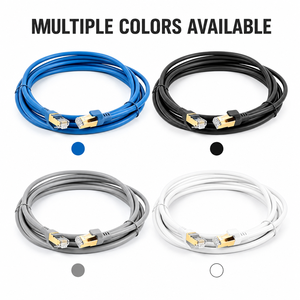 <span class=keywords><strong>สาย</strong></span>แพทช์ Cat7 SFTP 600MHz RJ45 CCA ป้องกันสัญญาณรบกวน สำหรับเซิร์ฟเวอร์แร็ค รองรับการสตรีม 8K จากโรงงานผู้ผลิตโดยตรง - Product Image 5