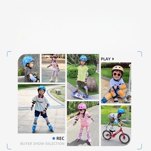 Equipo de Protección <span class=keywords><strong>para</strong></span> Patinaje sobre Ruedas <span class=keywords><strong>para</strong></span> Niños, Casco de Ciclismo, Patineta, <span class=keywords><strong>Bicicleta</strong></span> de Equilibrio, Rodilleras Deportivas Profesionales - Product Image 2