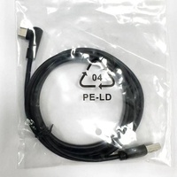 Cable de Datos TriCreate USB-A a Tipo-C4 a Tipo-C90 con Pantalla LED, Material de PVC, Conductor de Cobre Puro