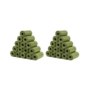 (15 sacs/rouleau) Sacs à déjections canines biodégradables en polyester pour chiens et chats - Product Image 2