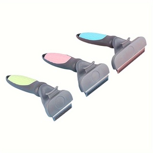 Un peigne à double usage Ustensiles de toilettage Peigne d'épilation pour animaux de compagnie Float Hair Removal Slicker Brush Pet Sharding Tool - Product Image 2