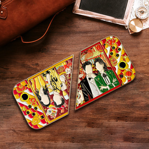 Set di Spille Personalizzate in Smalto Morbido per Coppie, Personaggi Carini a Tema Carnevale, da Collezione per <span class=keywords><strong>Ita</strong></span> Bag, Regalo del Produttore - Product Image 2