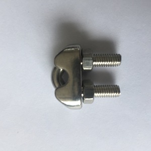Clip de fixation pour câble en acier inoxydable 10 mm, type métrique, avec embase pour carte, pour usage général - Product Image 1