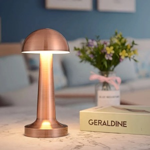 RGB sạc pin-Powered LED ánh sáng ban đêm thanh Dimmable nấm đèn bàn với E26 cơ sở cho phòng ngủ sử dụng - Product Image 4