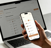 Software de Gestión de Citas para Salón de Belleza, Aplicación de Marca Blanca, Admite Funciones de Personalización de Marca