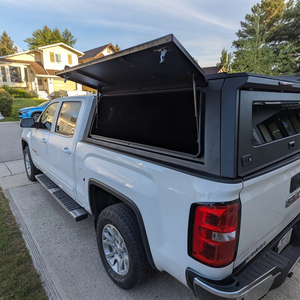 Couverture de camionnette en aluminium imperméable à fermeture éclair, ajustement précis, 4x4, fabrication directe d'usine, pour Chevrolet Silverado <span class=keywords><strong>GMC</strong></span> <span class=keywords><strong>Sierra</strong></span> 1500 - Product Image 2