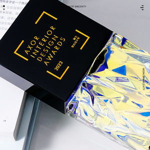 Trofeo de <span class=keywords><strong>Golf</strong></span> de cristal personalizado Diseño de madera Souvenir Proveedores Trofeo de baile Premios Fábrica Trofeo de cristal al por mayor - Product Image 2