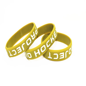 Cadeaux de promotion d'entreprise de bracelet de silicone de couleur mélangée bon marché - Product Image 2