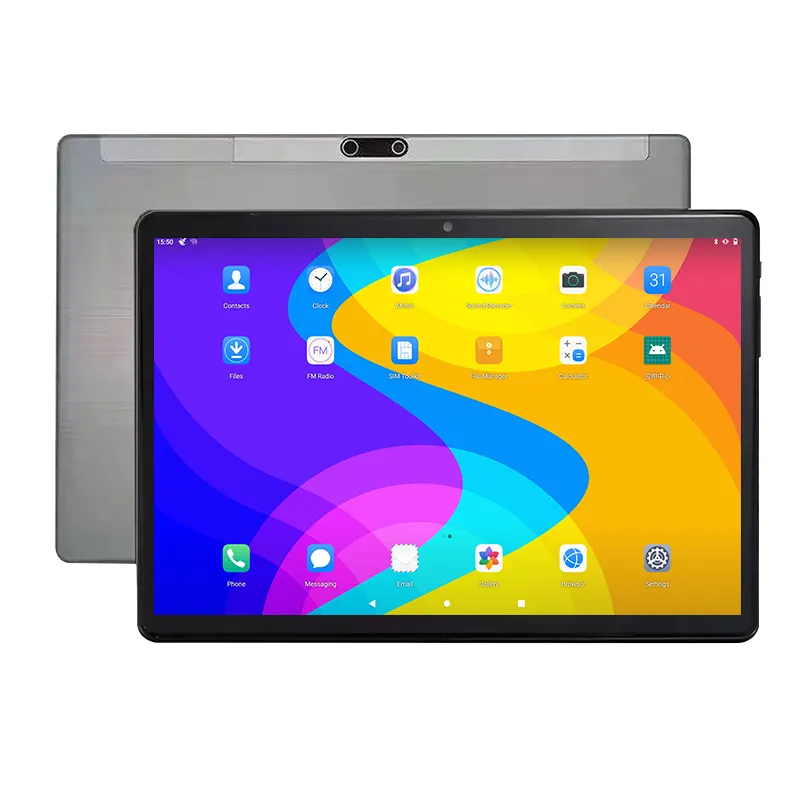 10 pulgadas mejor venta de alta calidad 10 pulgadas 2 + 32GB procesador de cuatro núcleos tarjeta SIM 4G WiFi Android 8,0 flast Tablet PC