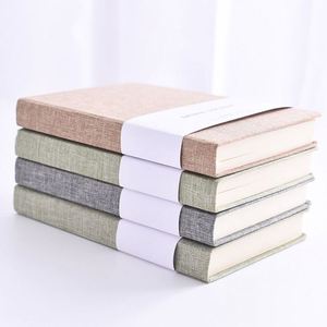 2023 Hardcover Planner Diary Custom Printing Thermal Binding A5 A6 Linen Fabric Cover <b>Notebook</b> for School Gift - Product Image 1
