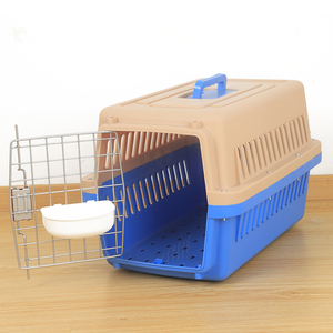 Pakeway bền di động vật nuôi mèo Hộp nhà đầy màu sắc vật nuôi du lịch tàu sân bay nhựa vật nuôi lồng tàu sân bay gói carton BSCI rắn - Product Image 4