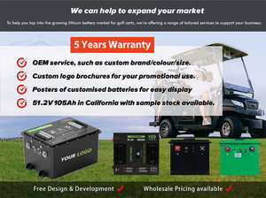 Batterie au lithium pour voiturette de golf 72V 150Ah 6000 + cycles Smart 250A BMS Touch Monitor 28-Amp Charger APP Pris en charge - Product Image 3