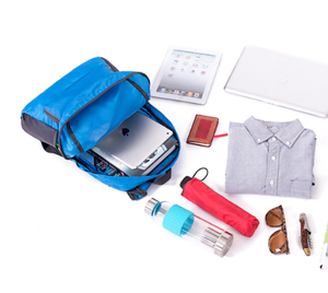 New Arrives 2021 Fashion Foldable Oxford <b>Backpack</b> Waterproof Lightweight Travel China Custom Logo Zipper Closure - Product Image 4