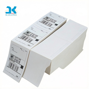4x6 Inch Thermal <strong>Labels</strong> Durable Custom Shipping Retail and Wholesale Bulk Orders Hot Melt Adhesive <strong>Labels</strong> - Product Image 1
