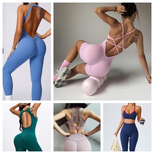 Mono <span class=keywords><strong>de</strong></span> Yoga sin Mangas Ajustado Original Más Vendido para Mujer, Transpirable, a la Moda, para Verano, Conjuntos <span class=keywords><strong>de</strong></span> Yoga alo para Mujer - Product Image 2