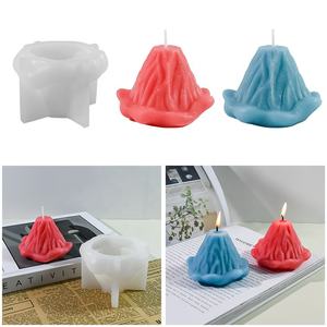 Early Riser nuevo <span class=keywords><strong>molde</strong></span> de silicona DIY volcán vela adornos <span class=keywords><strong>molde</strong></span> iceberg aromaterapia vela decoración <span class=keywords><strong>molde</strong></span> de yeso - Product Image 5