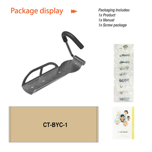 Porte-vélo Compact et suspendu, <span class=keywords><strong>support</strong></span> <span class=keywords><strong>mural</strong></span> de protection, pour Garage - Product Image 5
