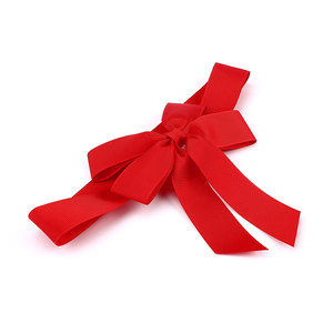 Nơ Ruy Băng Grosgrain Buộc Sẵn Có Thể Điều Chỉnh In Logo Theo Yêu Cầu Với Vòng Đàn Hồi - Product Image 4