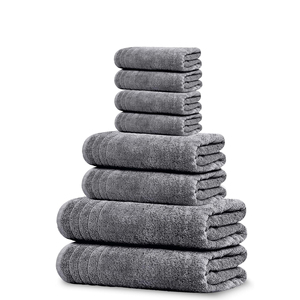 Serviettes de toilette carrées en coton tricoté, personnalisées, haute densité (GSM), 30x30cm, blanches, pour salons de beauté, spas, ongleries, coiffure et sport, avec logo brodé - Product Image 1