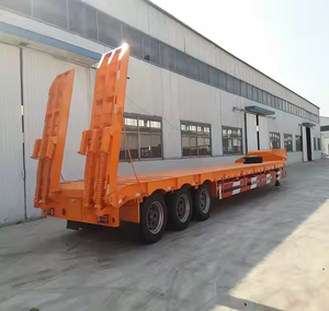 Remolque volquete plano de segunda mano más vendido Diseño de tres ejes para carga eficiente y uso de servicios públicos - Product Image 5