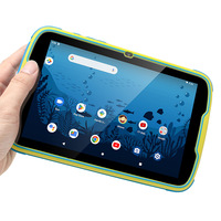 Tablette Android Boxchip Tab 8 pour enfants, 8 pouces, 64 Go, étui robuste pour enfants, jeux éducatifs pour les camps d'été