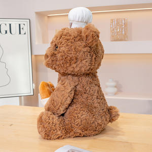 Peluche de Oso Chef HECION, Oso de Peluche de Pastelería, Muñeco de Peluche, Figura Promocional para Pastelería - Product Image 3