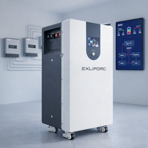 Low Voltage 51.2V 16kWh LiFePO4 <b>Battery</b> Hybrid Grid Compatible CAN Smart BMS for Home Energy Storage Systems - Product Image 1